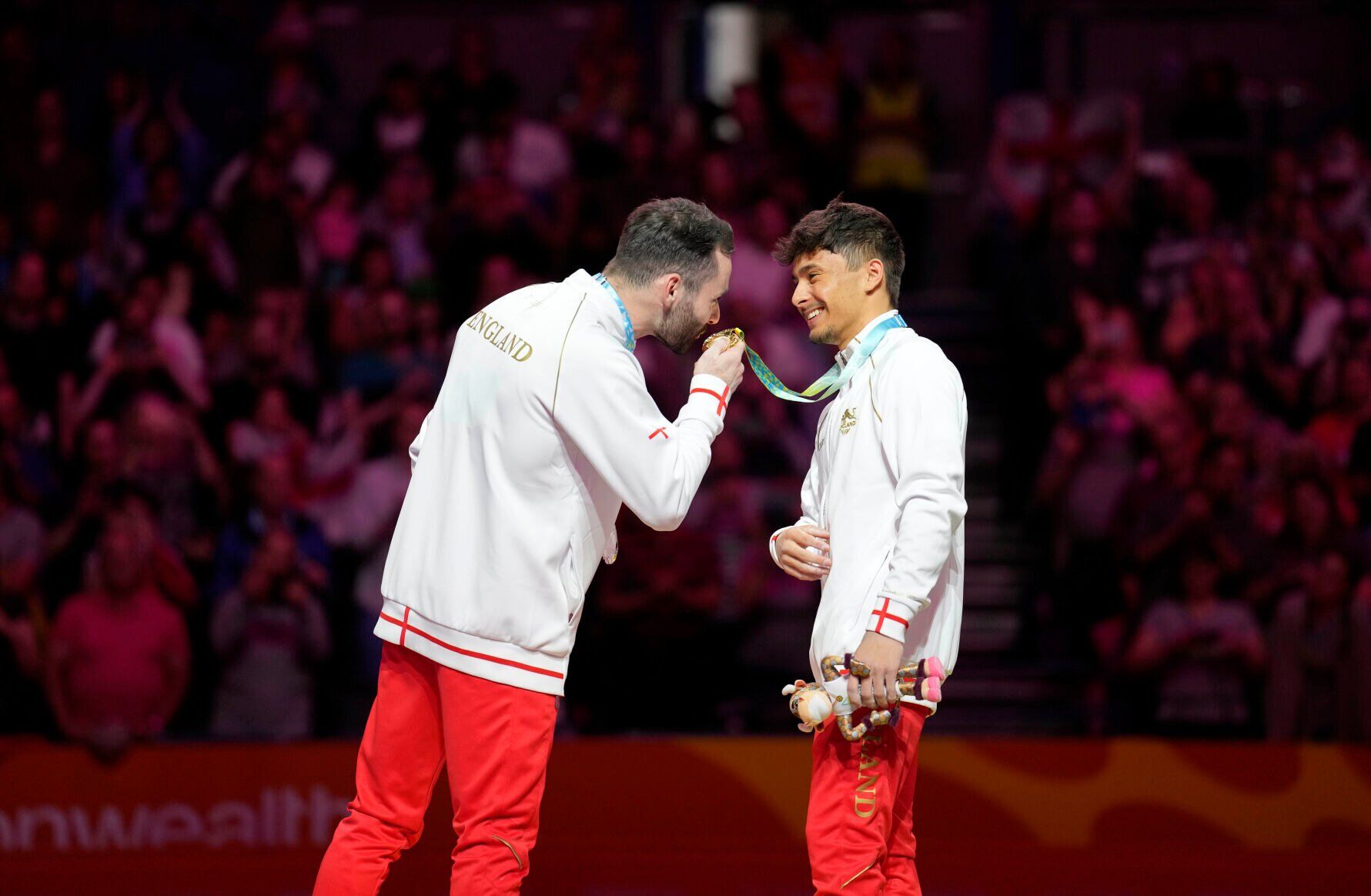 APTOPIX Britain Commonwealth Games Gymnastics